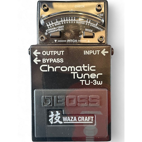 Used BOSS TU3W Waza Craft Chromatic Tuner Pedal