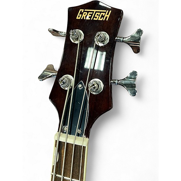 Used Gretsch Guitars Streamliner Jet Club Bass Single Cut Short Scale Walnut Stain Electric Bass Guitar