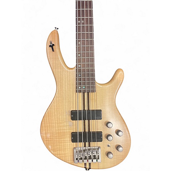 Used Cort A5 PLUS Natural Electric Bass Guitar