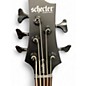 Used Schecter Guitar Research STEALTH Flat Black Electric Bass Guitar