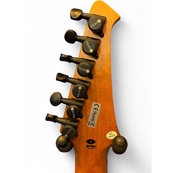 Used Spira Guitars S450 Red to Black Fade Solid Body Electric Guitar