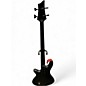 Used Schecter Guitar Research STILETTO STEALTH 4 Satin Black Electric Bass Guitar