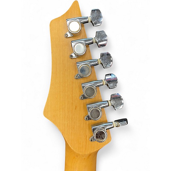 Used Johnson Double Cut Black Solid Body Electric Guitar