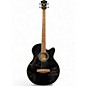 Used Ibanez AEB5E Black Acoustic Bass Guitar thumbnail