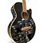 Used Ibanez AEB5E Black Acoustic Bass Guitar