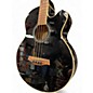 Used Ibanez AEB5E Black Acoustic Bass Guitar