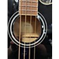 Used Ibanez AEB5E Black Acoustic Bass Guitar