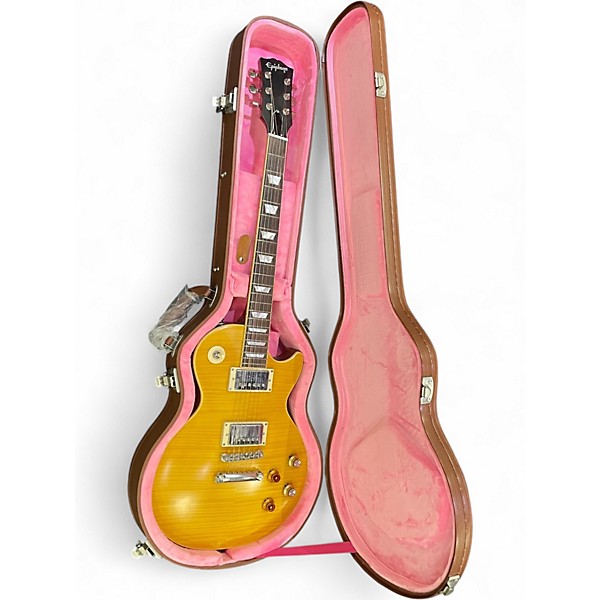 Used Epiphone Kirk Hammett "Greeny" '59 Les Paul Standard Flame Maple Solid Body Electric Guitar