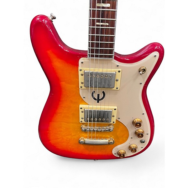 Used Epiphone 70's Wilshire MIJ Cherry Sunburst Solid Body Electric Guitar