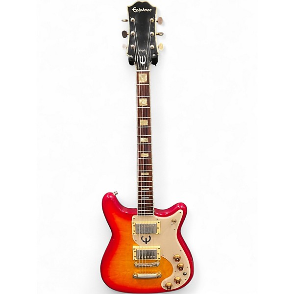 Used Epiphone 70's Wilshire MIJ Cherry Sunburst Solid Body Electric Guitar