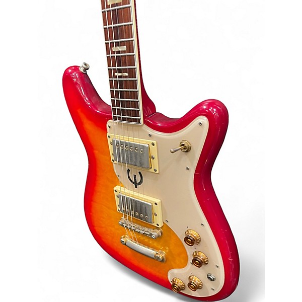 Used Epiphone 70's Wilshire MIJ Cherry Sunburst Solid Body Electric Guitar