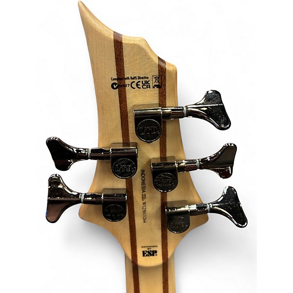 Used ESP LTDB205FL Spalted Maple Electric Bass Guitar
