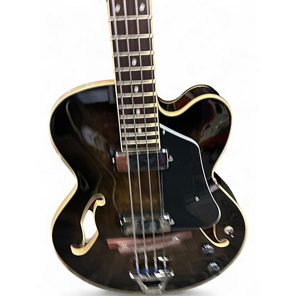 Used Ibanez AFB200 TRANS GREY Electric Bass Guitar