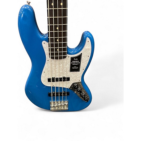Used Fender PLAYER II MODIFIED JAZZ BASS V ELECTRIC BLUE Electric Bass Guitar
