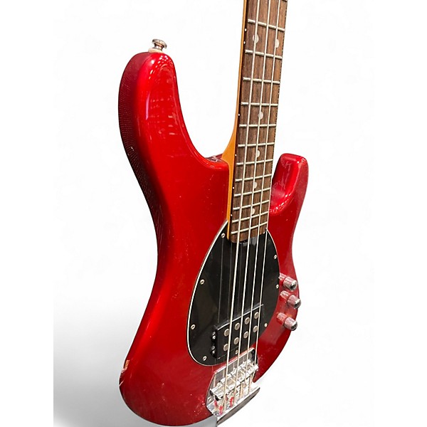 Used Sterling by Music Man Sub 4 Candy Apple Red Electric Bass Guitar