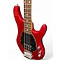 Used Sterling by Music Man Sub 4 Candy Apple Red Electric Bass Guitar