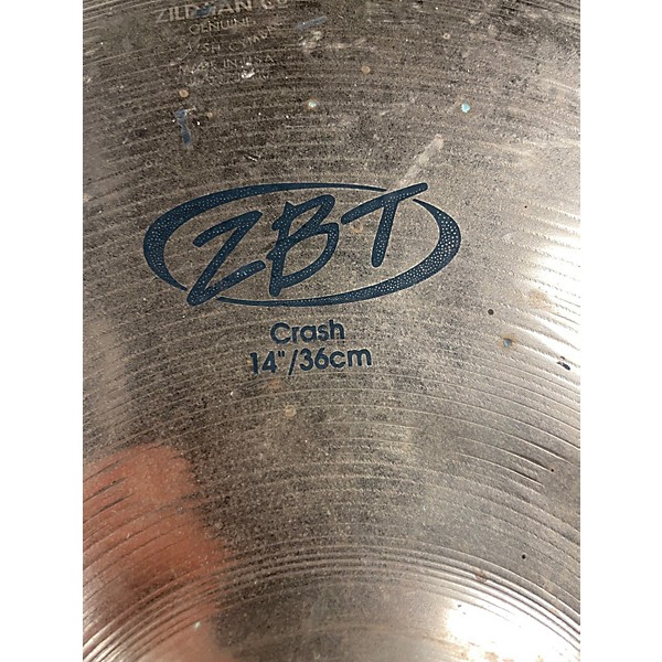 Used Zildjian 14in ZBT Crash Cymbal