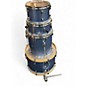 Used 2012 Gretsch Drums 4 Piece Catalina Club Rock Arctic Blue Sparkle Drum Kit