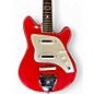 Vintage 1960s Kent Polaris III Red Solid Body Electric Guitar