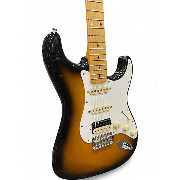 Used Fender JV MODIFIED 50S STRATOCASTER  HSS  2 Color Sunburst Solid Body Electric Guitar