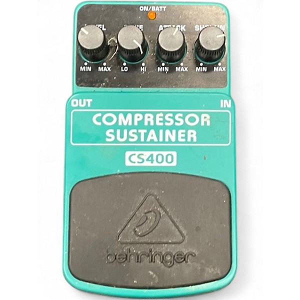 Used Behringer CS400 Compressor Sustainer Effect Pedal