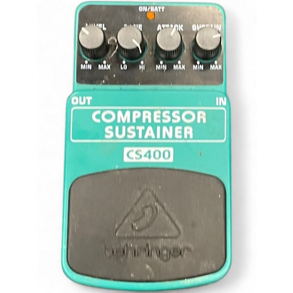 Used Behringer CS400 Compressor Sustainer Effect Pedal