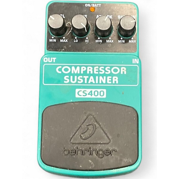 Used Behringer CS400 Compressor Sustainer Effect Pedal