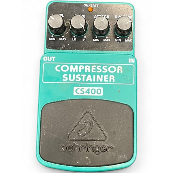 Used Behringer CS400 Compressor Sustainer Effect Pedal