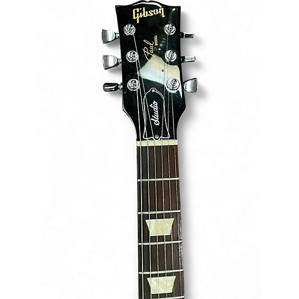 Used Gibson Les Paul Studio Black Solid Body Electric Guitar