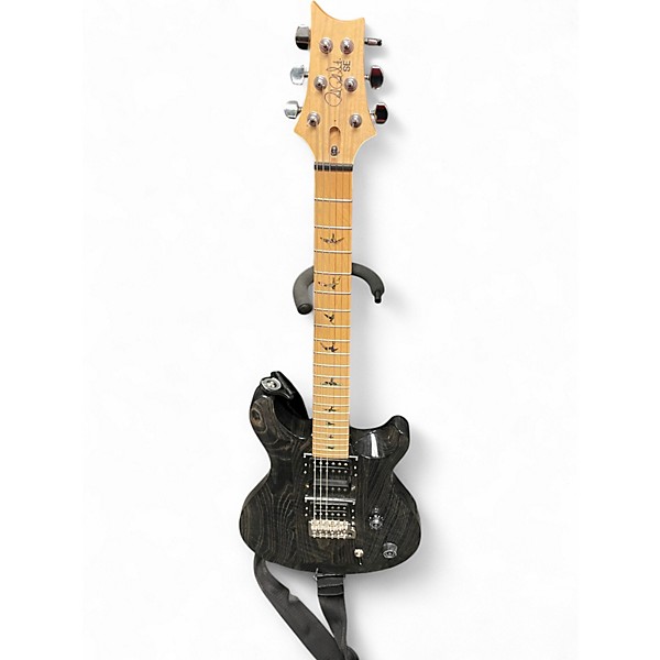 Used PRS SE SWAMP ASH SPECIAL Trans Black Solid Body Electric Guitar