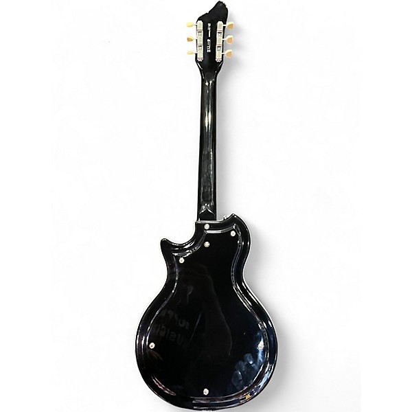 Used Supro 1575JB Black Holiday Black Solid Body Electric Guitar