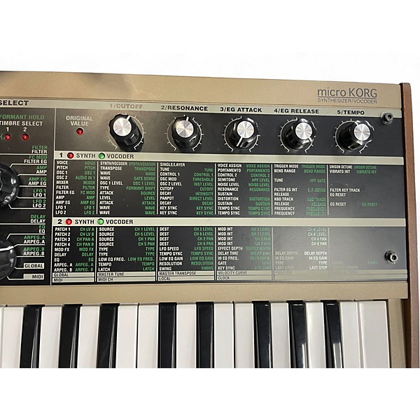 Used KORG Micro Korg 37 Key Synthesizer