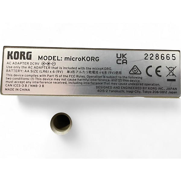 Used KORG Micro Korg 37 Key Synthesizer