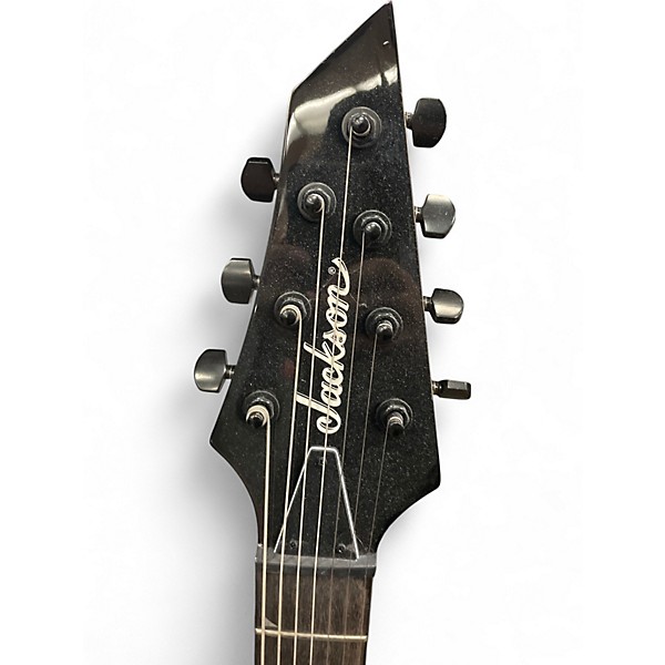 Used Jackson JS22-7 Dinky 7 String dka Black Solid Body Electric Guitar