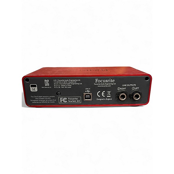 Used Focusrite Scarlett 2i2 Audio Interface