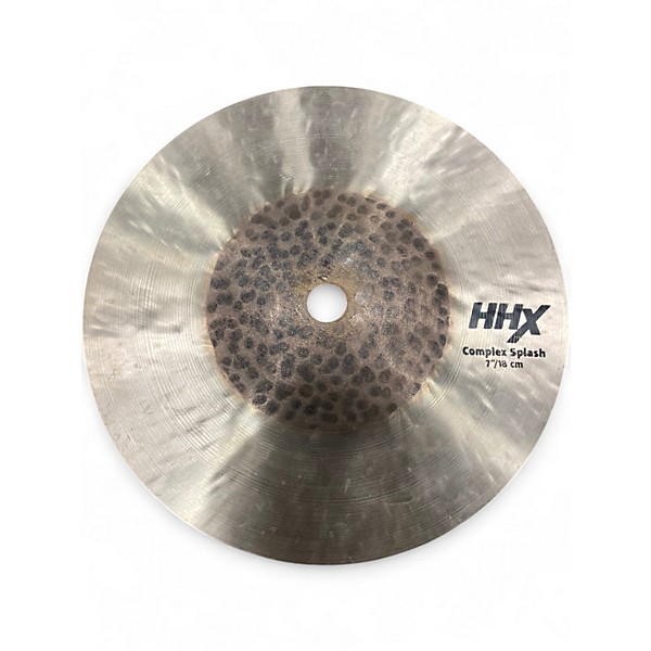 Used SABIAN 7in hhx complex splash Cymbal