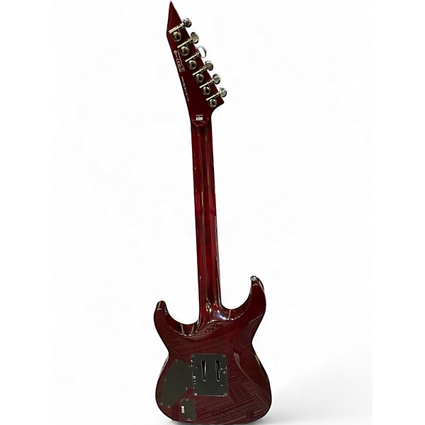 Used ESP LTD MH1000 Deluxe Red Solid Body Electric Guitar