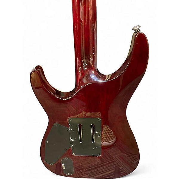 Used ESP LTD MH1000 Deluxe Red Solid Body Electric Guitar