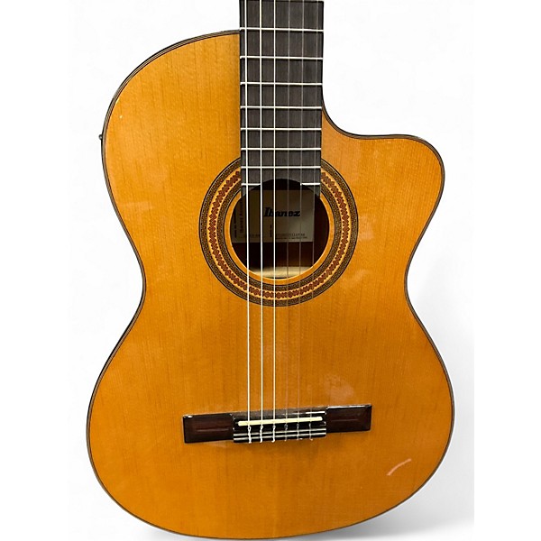 Used Ibanez GA6CE Natural Classical Acoustic Electric Guitar