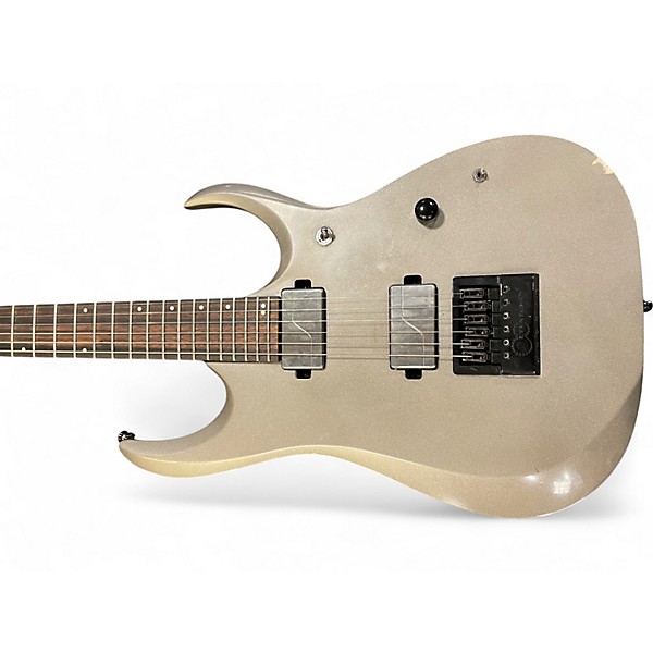 Used Ibanez rgd61aLET Silver Solid Body Electric Guitar