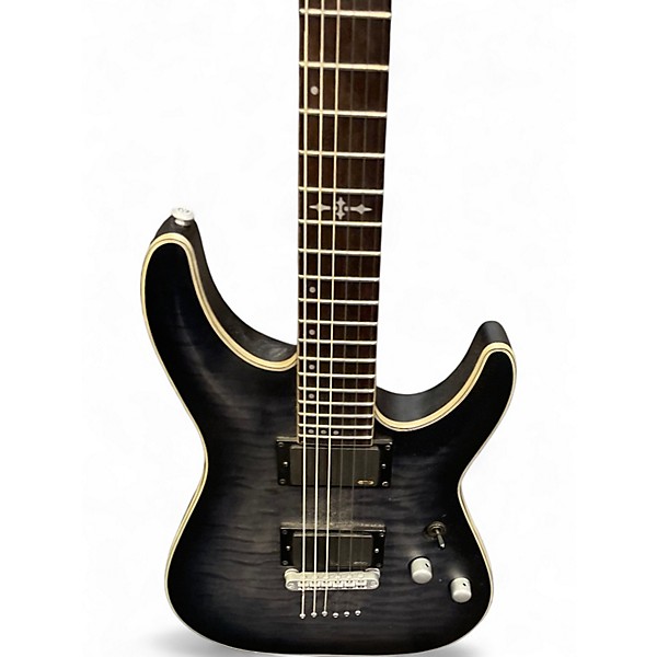 Used Schecter Guitar Research C1 Platinum Silverburst Solid Body Electric Guitar