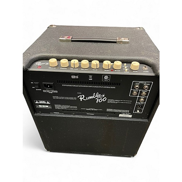 Used Fender Rumble 100 1x15 100W Bass Combo Amp