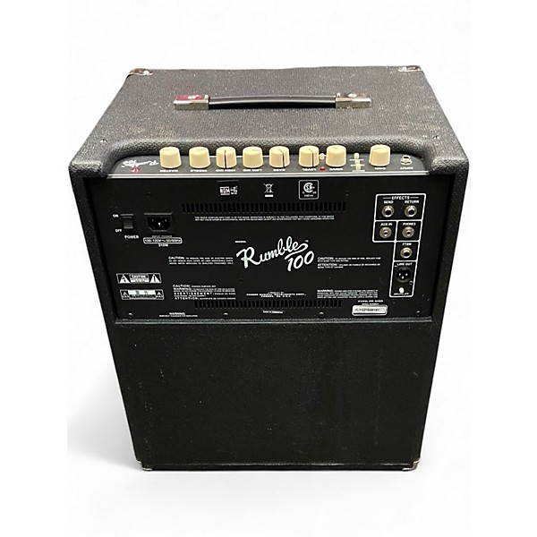 Used Fender Rumble 100 1x15 100W Bass Combo Amp