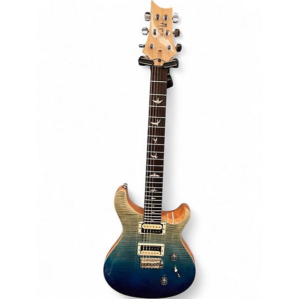 Used PRS SE Custom 24 Blue FADE Solid Body Electric Guitar
