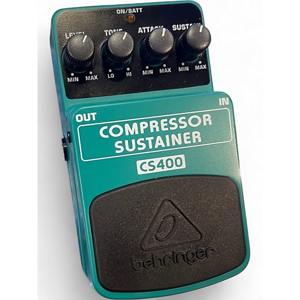 Used Behringer CS400 Compressor Sustainer Effect Pedal