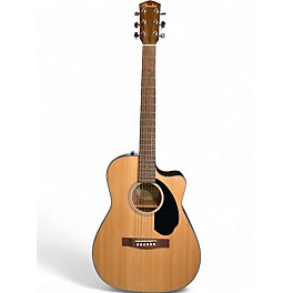 Used Fender CC60SCE Natural Acoustic Electric Guitar
