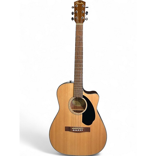 Used Fender CC60SCE Natural Acoustic Electric Guitar