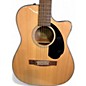 Used Fender CC60SCE Natural Acoustic Electric Guitar