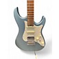 Used Donner VERSASONIC Blue Sparkle Solid Body Electric Guitar