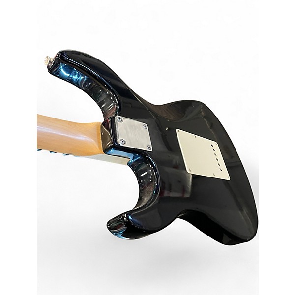 Used Yamaha EG112 Scalloped FingerBoard Black and White Solid Body Electric Guitar